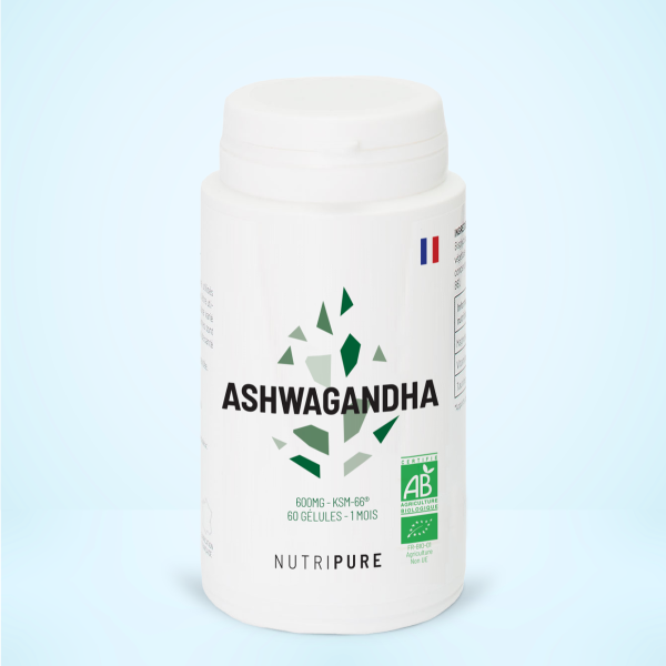Ashwagandha KSM 66 Nutripure - pot de 60 à 180 gélules